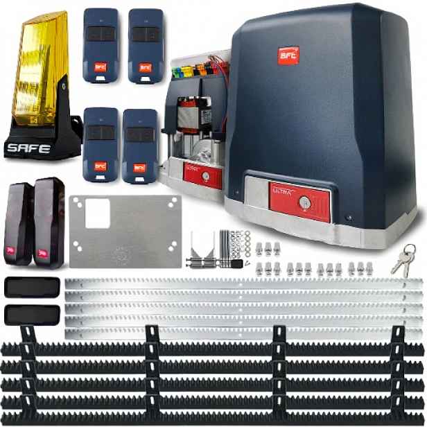 Set Pohon posuvné Brány Bft Deimos Ultra B600 kg automat na dálkové ovládání lišty