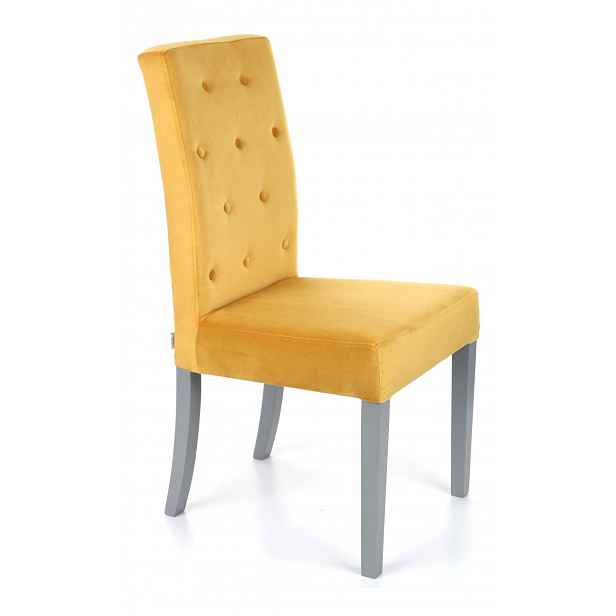 Snap Simple 100 s knoflíky židle bílá