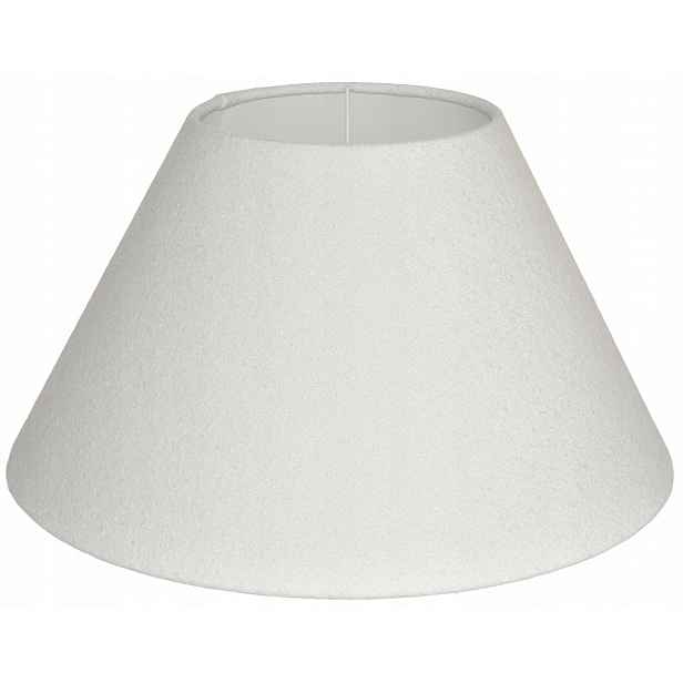 Stínítko kužel E27 bílé Boucle 20 45 h24 cm Zavinovací okraje Venosa