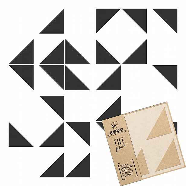 Malířská šablona Dlaždice Opakovaně Použitelný 33x33 cm Vzor Geometrie Gouveia
