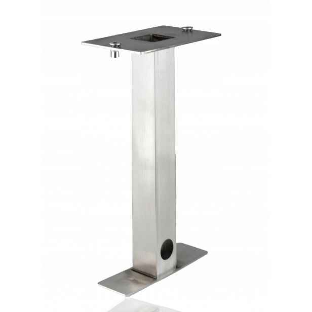Mcj Zahradní montážní sloupek 160 x 100 mm, nerez