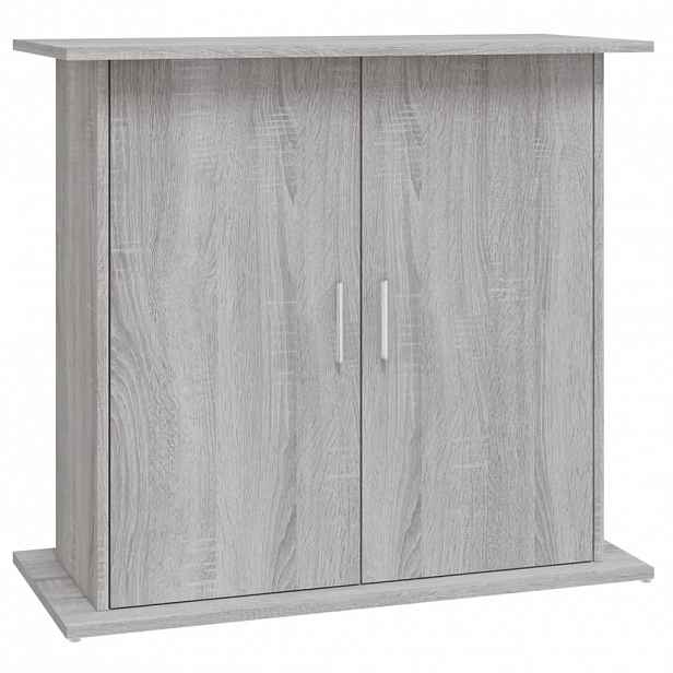 vidaXL Stojan na akvárium šedý sonoma 81 x 36 x 73 cm kompozitní dřevo