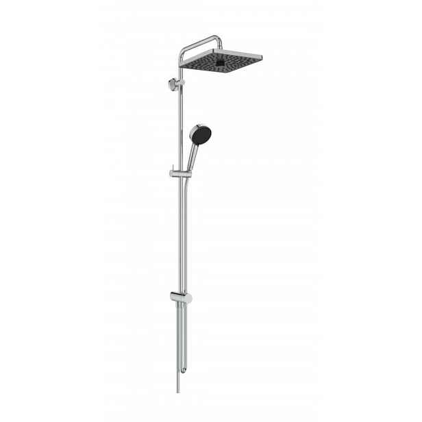 Ideal Standard Ceratwist T25+ - Sprchový set bez baterie, 26x26 cm, 2 proudy, chrom BE237AA