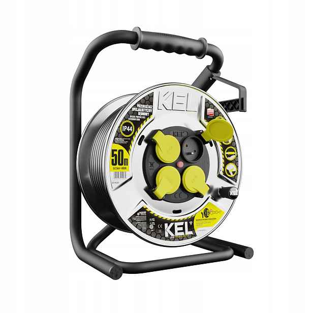 Prodlužovací Kabel Bubnový 50 m 3x2,5 H05RR-F W-99281 Kel