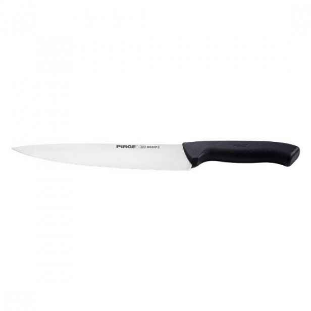 Šéfkuchařský nůž, 23 cm, "Ecco", černý - Pirge