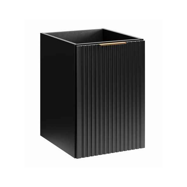 Skříňka pod desku 40 cm s košem na prádlo (ADEL BLACK 81-40-1DK)
