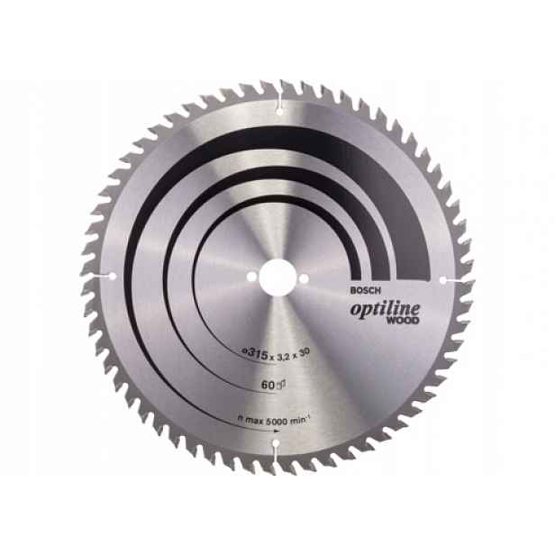 Pilový kotouč Optiline Wood 315 x 30 x 3,2 mm 60Z (2608640651) Bosch
