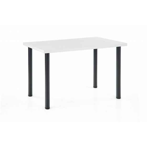 Jídelní stůl MODEX 2 120 dýha / černá ocel Halmar Bílá