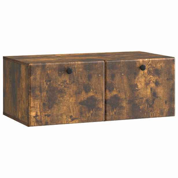 vidaXL Nástěnná TV skříň 78,5 x 41 x 30 cm Kouřový dub