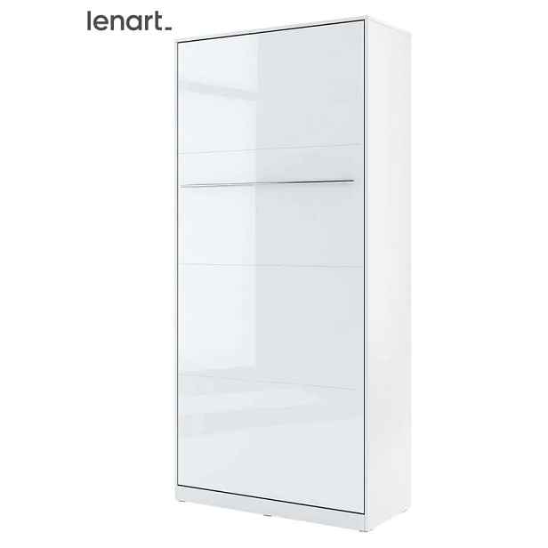Casarredo Výklopná postel 90 CONCEPT PRO CP-03P bílá lesk/bílá mat