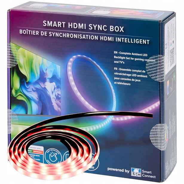 Osvětlení Tv Led Páska Smart Hdmi Sync Box Lsc Smart Connect 2.6 m