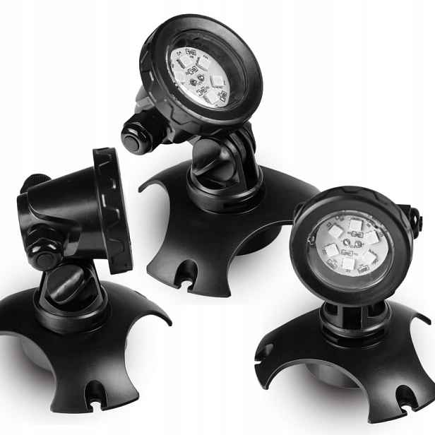 Led osvětlení do jezírka SunSun CED-110C 3 lampy 3x1 W IP68