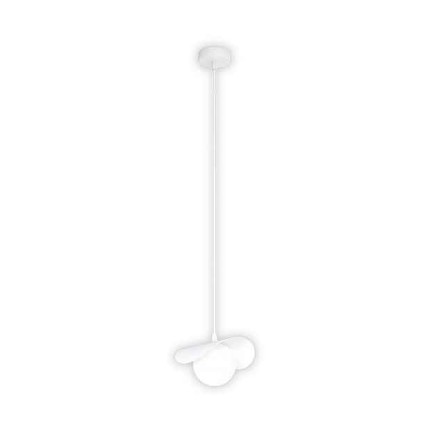 Závěsná lampa bílá skleněná koule 1xG9 8W Ritual Emibig