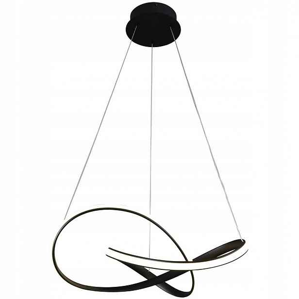 Závěsná lampa Cappio černá 45x100 cm 36W Led neutrální světlo 4000K