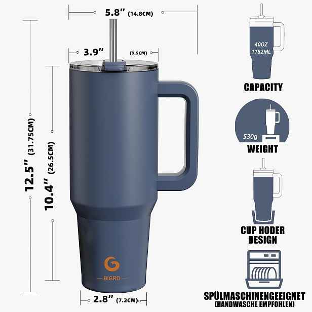 Hrnek Bigrd kov 1182 ml