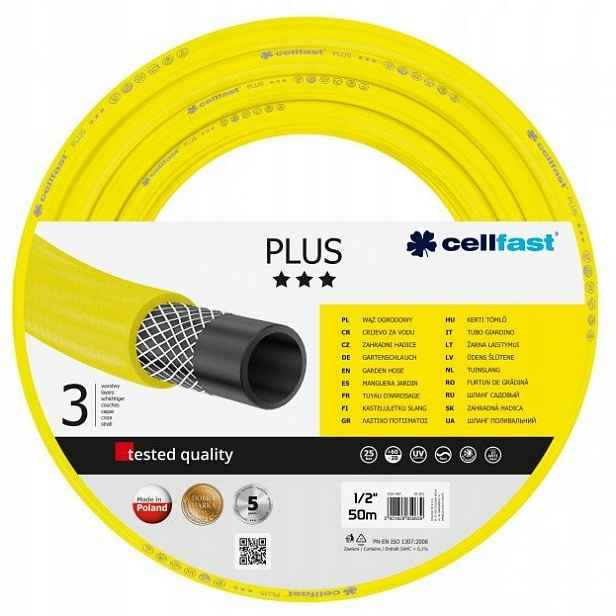 Hadice Cellfast Plus 50 M 1/2" 3 W