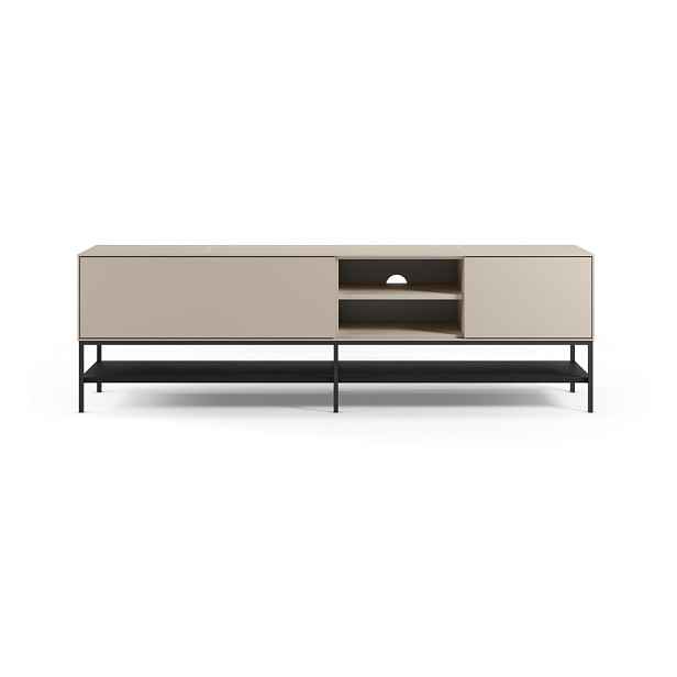 Krémový TV stolek 180x55x35 cm Amira – Marckeric