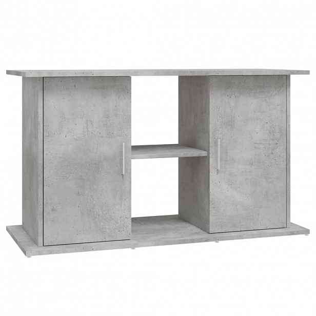 vidaXL Stojan na akvárium betonově šedý 101 x 41 x 58 cm, dřevo