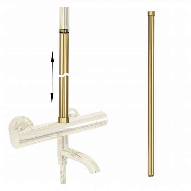 Prodlužovací nástavec Gold Brush pro sprchový set Rea