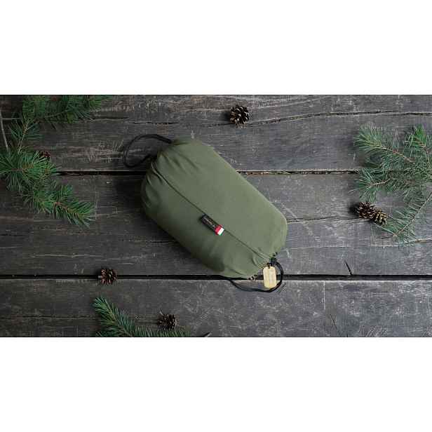 Táborová houpací síť Medvěd XL s moskytiérou Pocket Olive TigerWood