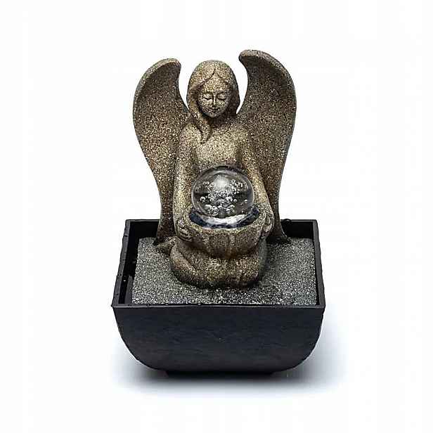 Water fountain angel lampička fontána 13 cm
