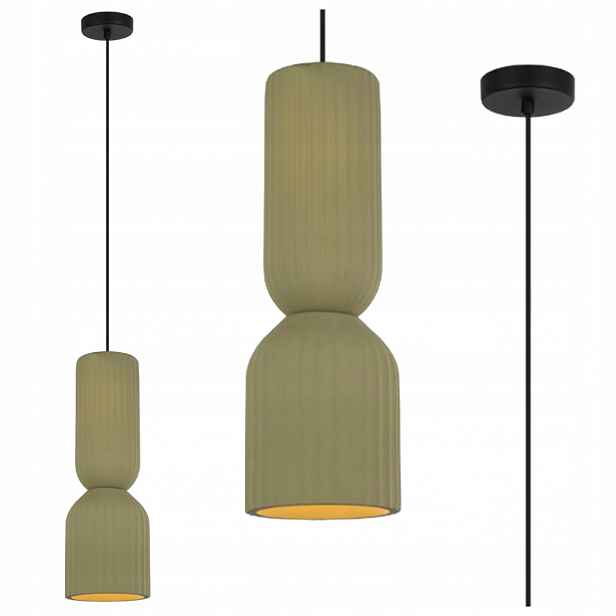 Závěsná Lampa 120 CM Balera Zelená Sochařský Design Light Prestige