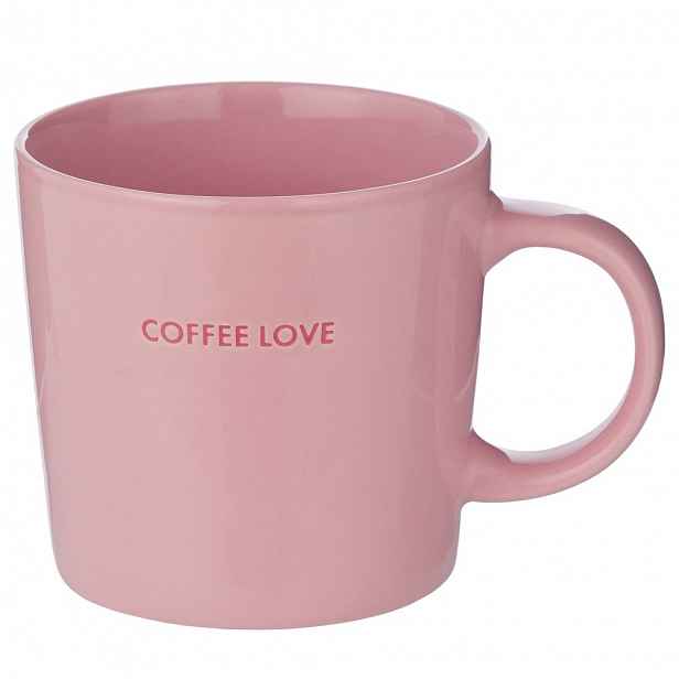 Butlers GOOD VIBES Hrnek 400 ml - růžová