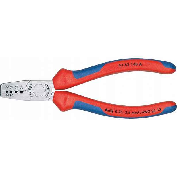 Kleště na lisování kabelových dutinek 145 mm 97 62 145 A Knipex