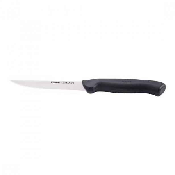 Kuchyňský nůž, 12,5 cm, "Ecco", černý - Pirge