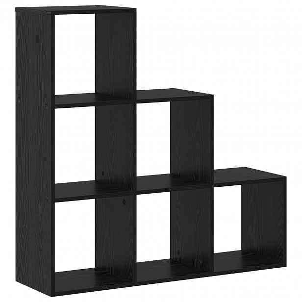 vidaXL Rozdělovač místnosti Knihovna 6 úrovní 99 x 29 x 99 cm