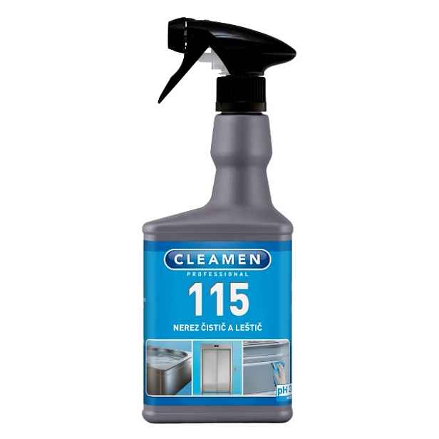CLEAMEN 115 nerez čistič a leštič 550ml