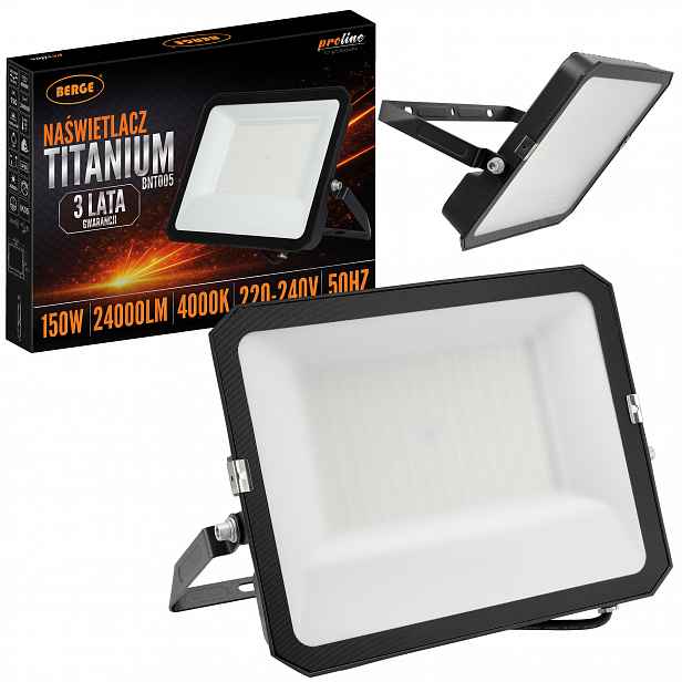 Led Osvětlovač 150W 1500W Venkovní Halogen IP65 4000K 2400lm Lampa