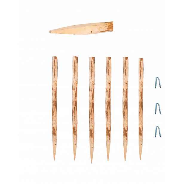 Lískový sloupek délka 180 cm, 6 kusů