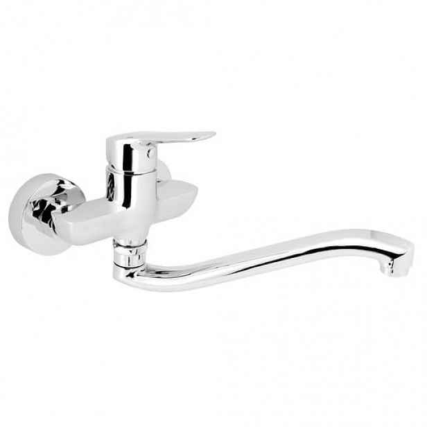 Novaservis Metalia 54 dřezová - umyvadlová baterie s otočným ramínkem 100 mm chrom 54074,0e 54074.0E