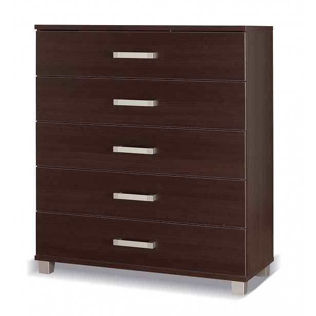 Šuplíková komoda ANDOVER - kaštan wenge