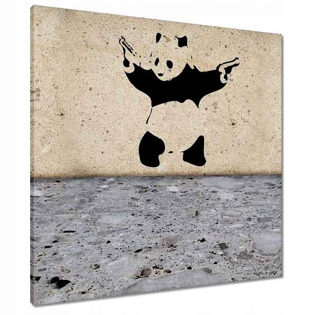 Obrazy 70x70 Banksy Panda