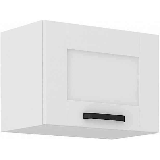 Horní výklopná kuchyňská skříňka Luna, 50 cm, bílá