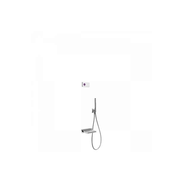 Tres SHOWER TECHNOLOGY 09286556 Termostatický podomítkový elektronický vanový set - lesklý chrom