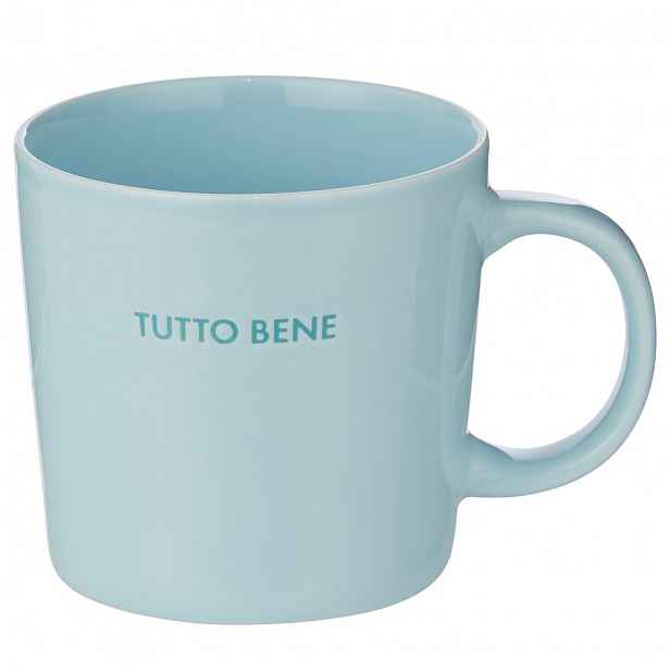 Butlers GOOD VIBES Hrnek 400 ml - modrá