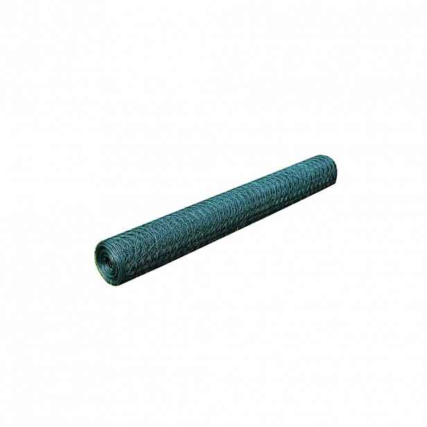 vidaXL Pletivo ke kurníku s PVC vrstvou 25 x 0,5 m zelené