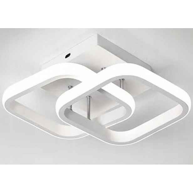 Bílá Minimalistická stropní svítidlo Led Duo Barva světla Teplá