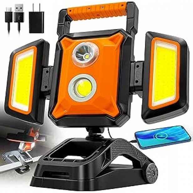 Led reflektor Sylstar 40 W, 4000 lm, akumulátorový, se svorkou