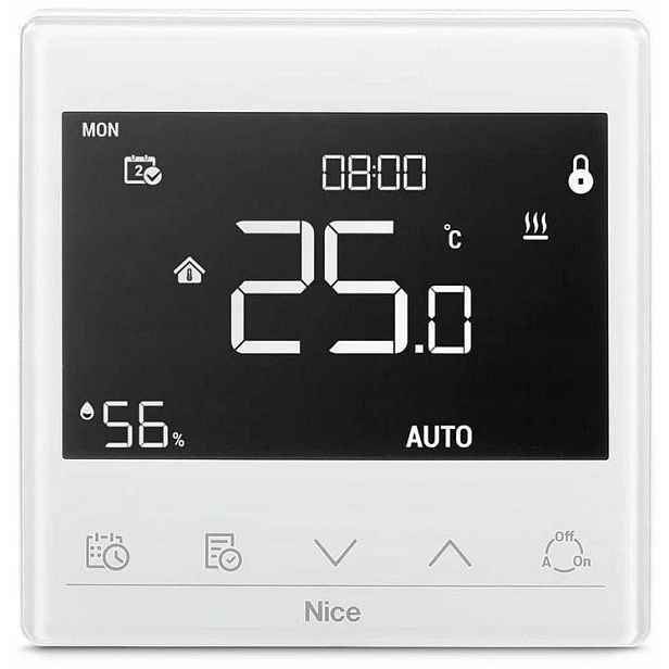 Termostat Nice Warm-Control Water Heating Z-Wave 868.4 MHz bílý podlahový