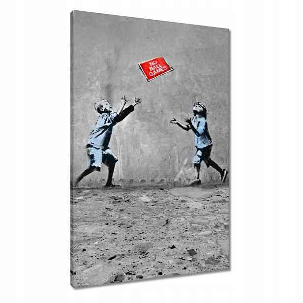 Obrazy 60x90 Banksy No Ball Games