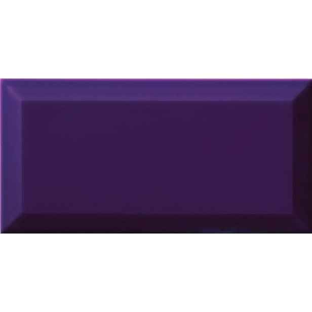 Obklad Ribesalbes Chic Colors plum bisel 10x20 cm lesk CHICC1869