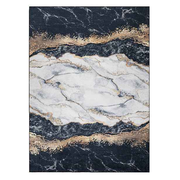 Kusový koberec ANDRE Marble 1124, 80x150, černobílá, chodba / předsíň, Dywany Łuszczów