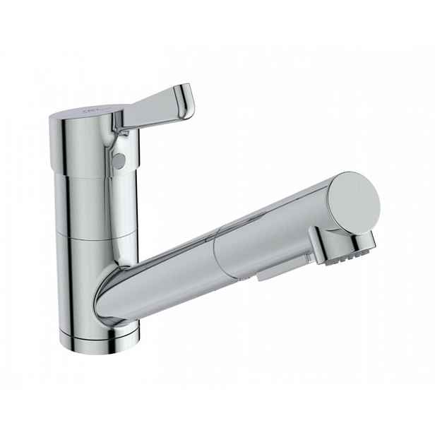 Ideal Standard Ceralife - Dřezová baterie s výsuvnou sprškou, BlueStart, chrom BE245AA