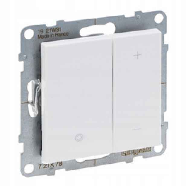 Legrand Suno Bílý Tlačítkový odkapávač 5-75 W pro Led lampy 721178A