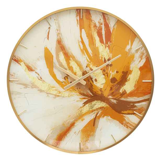 Mauro Ferretti Nástěnné hodiny Glass Toply 60 cm vícebarevné/zlaté