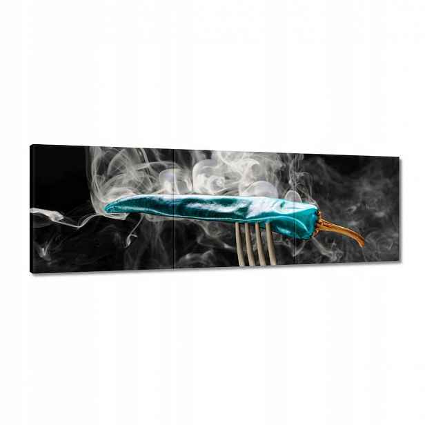 Obrazy 120x40 Modrá paprika